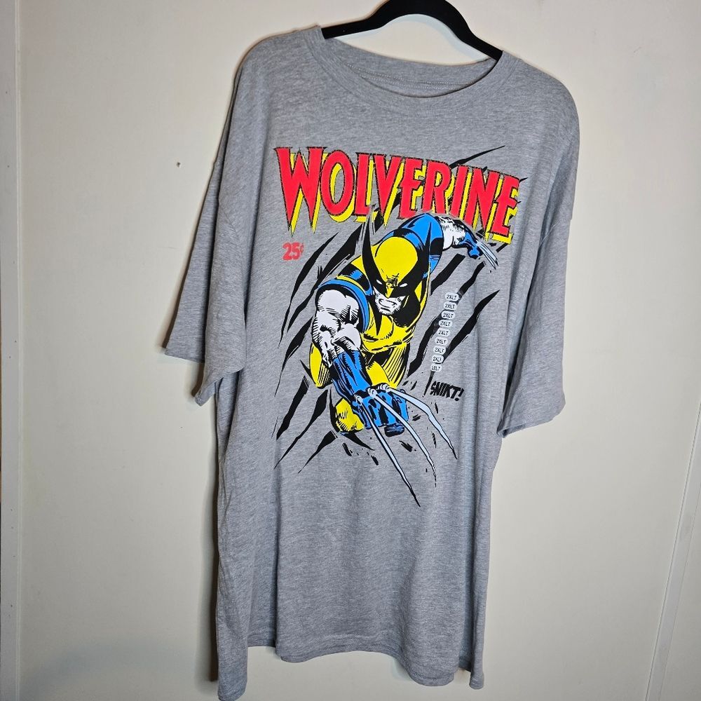 Marvel Wolverine Graphic Tee Mens 2xlt New With Tags